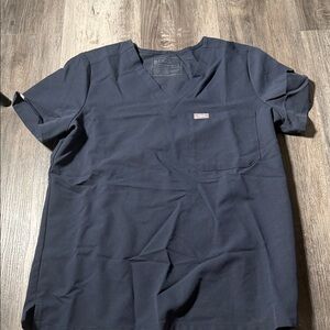 Figs Navy Blue Women's Scrub Top